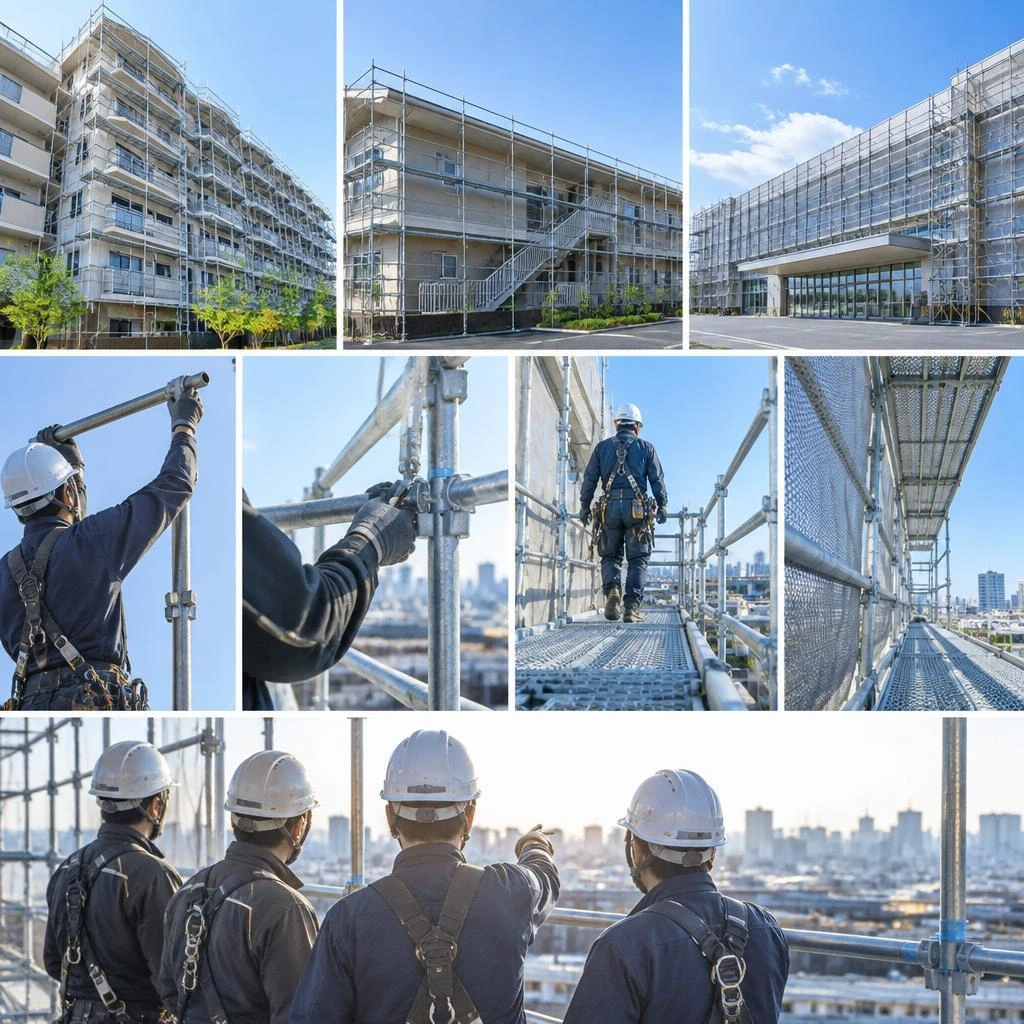 街の工事を支える、足場の仕事とは？