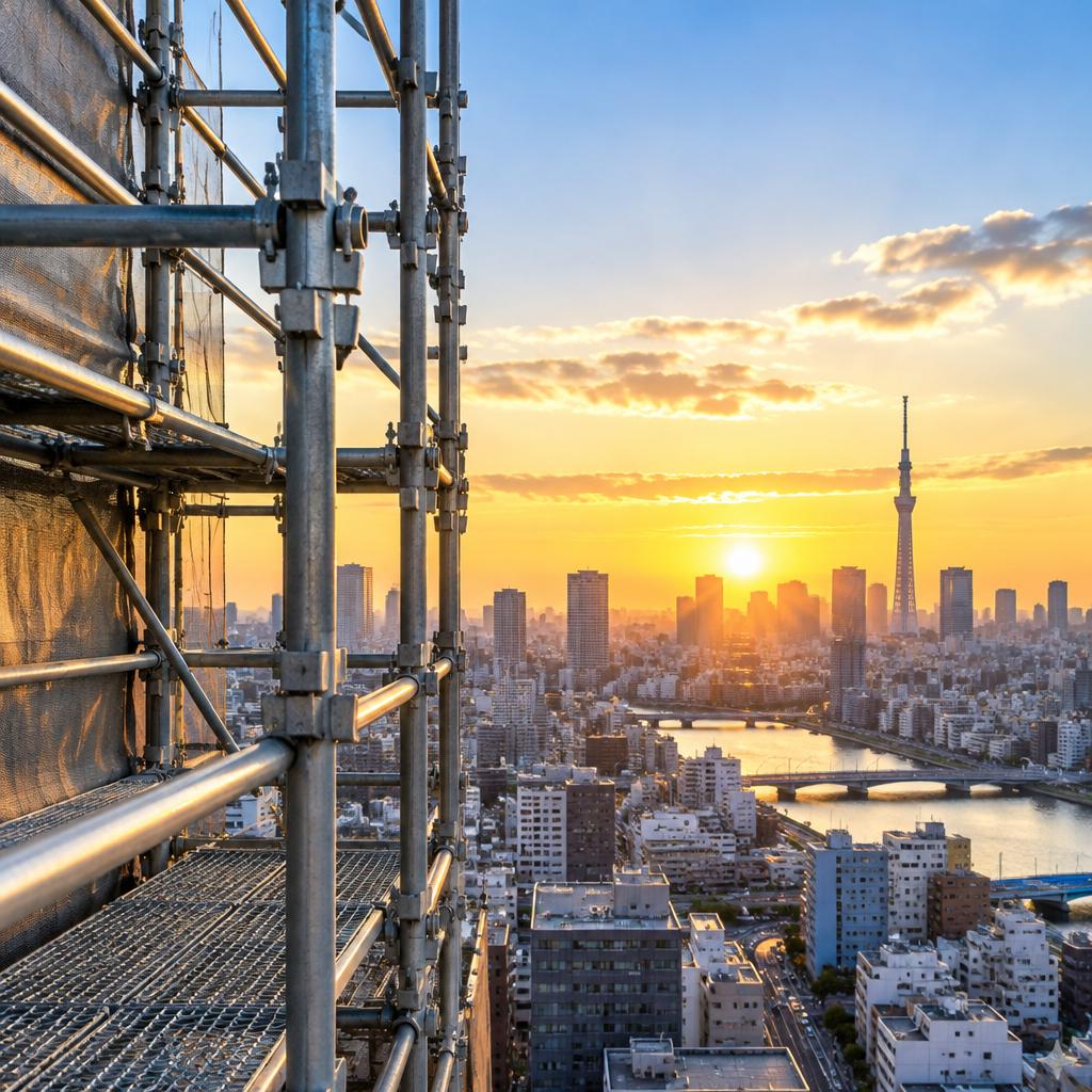 経験を、確かな待遇と未来につなぐ。東京の足場工事で、次のキャリアへ。